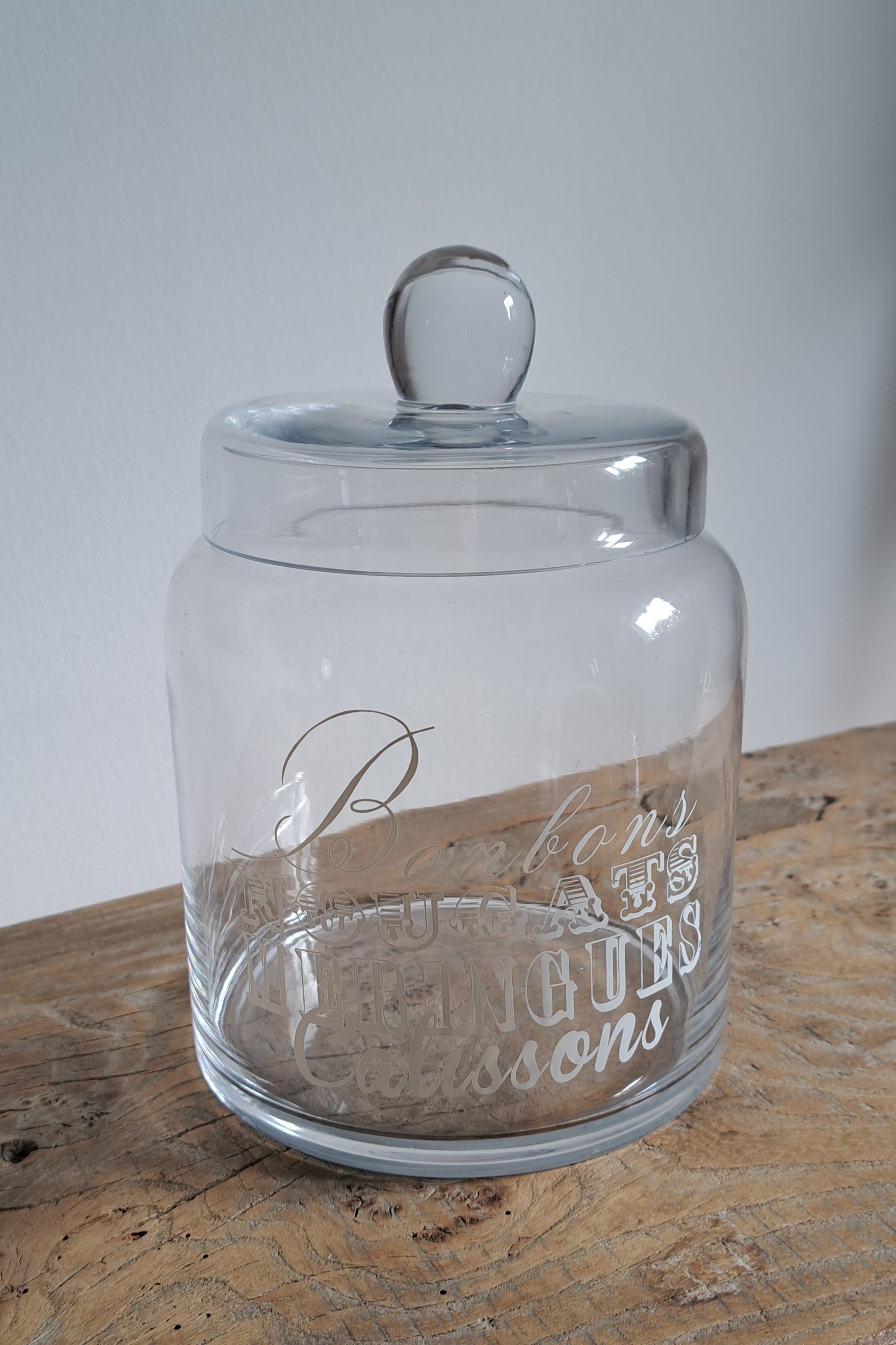 candybar bonbonnière en verre decoration