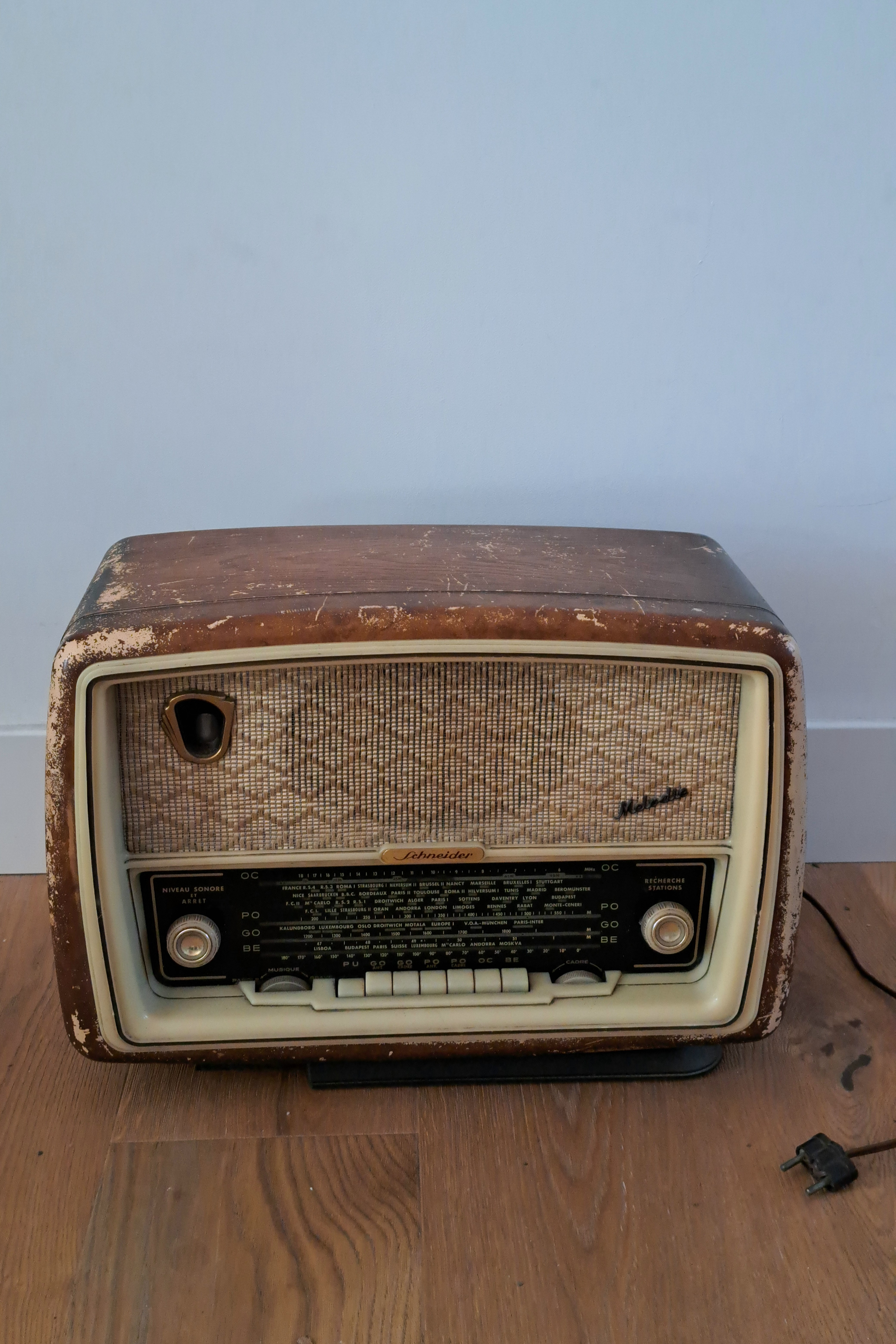 Décoration mariage vintage radio