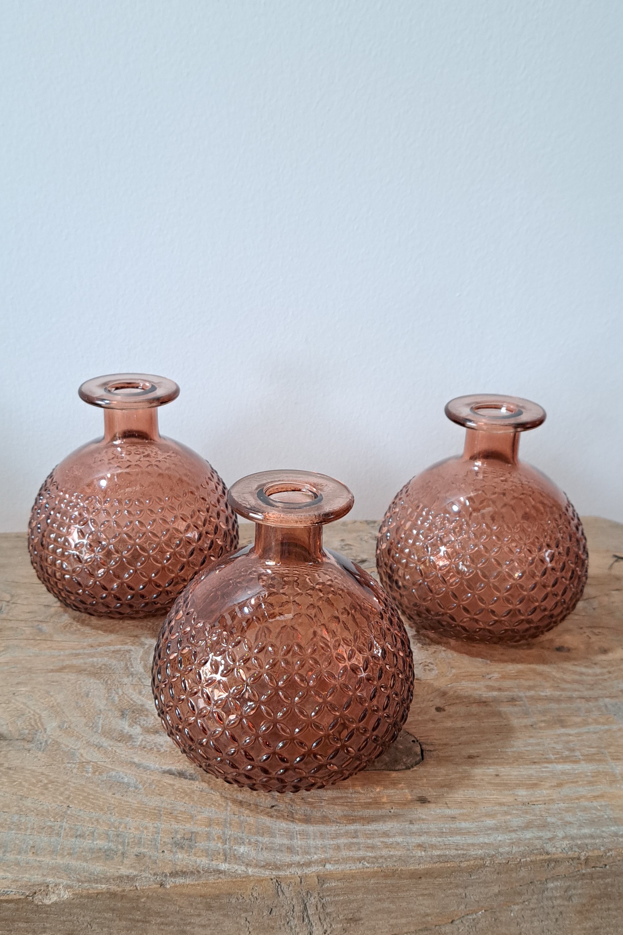 petit vase coloré décoration mariage orange