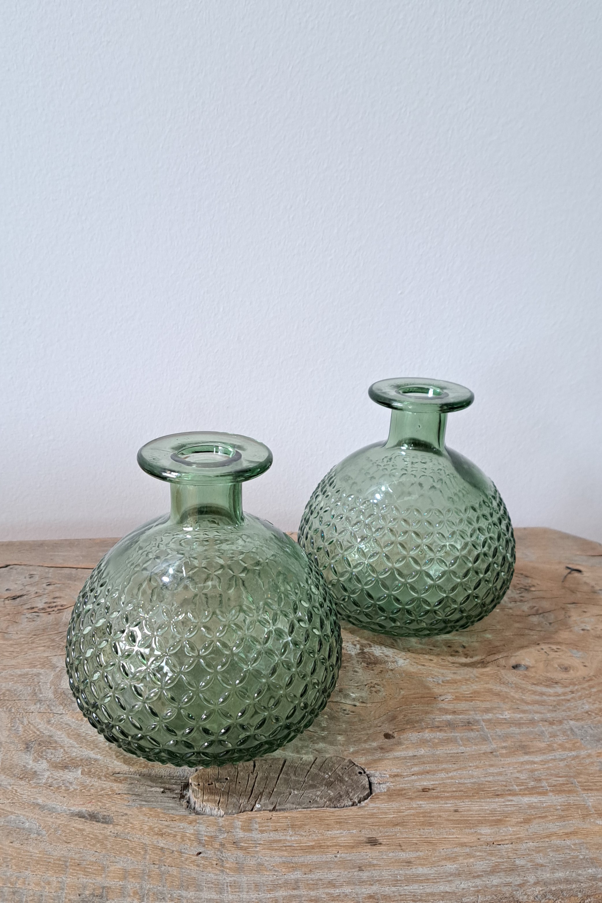 petit vase coloré vert décoration mariage